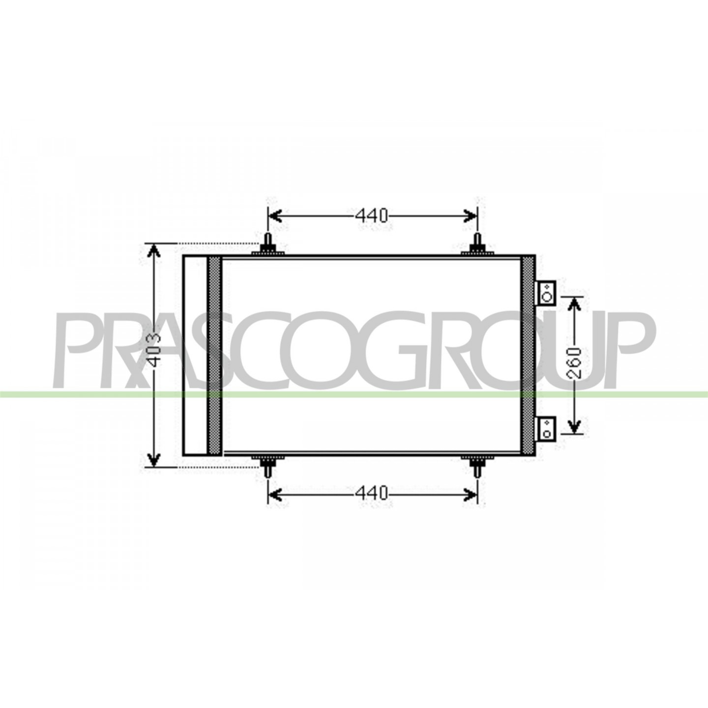 Prasco Condensador, Aire Acondicionado Ci942c002