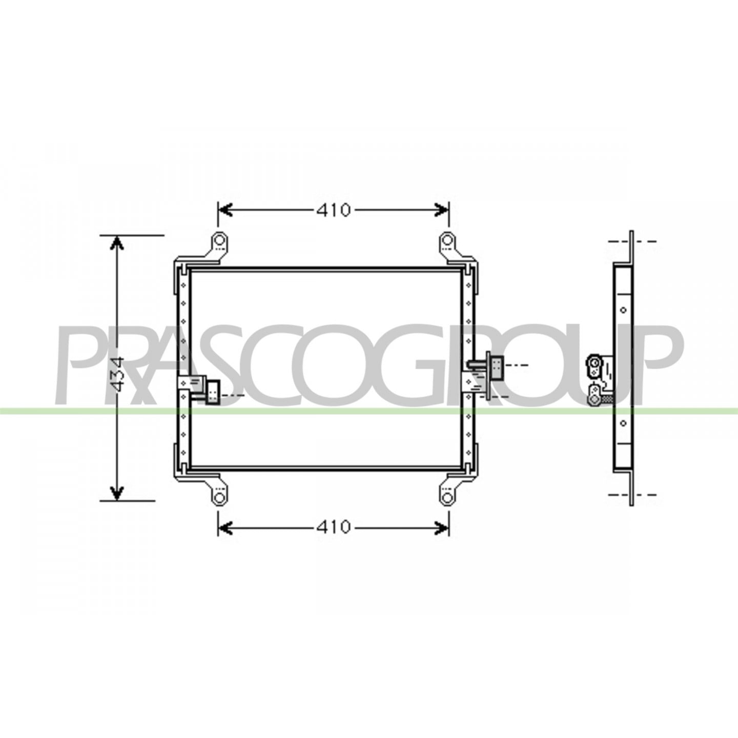 Prasco Condensador, Aire Acondicionado Ci950c003