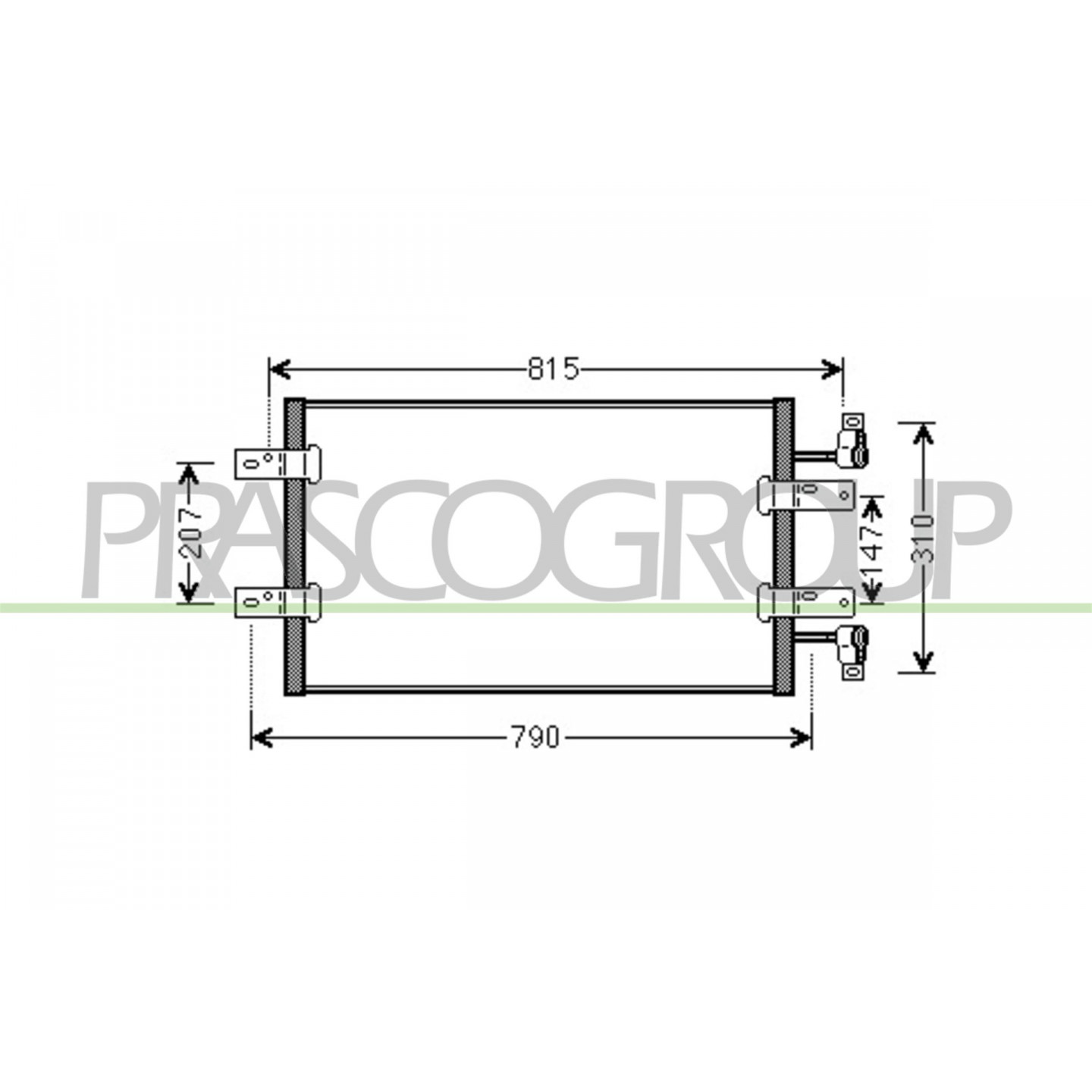 Prasco Condenseur, Climatisation Ds952c002
