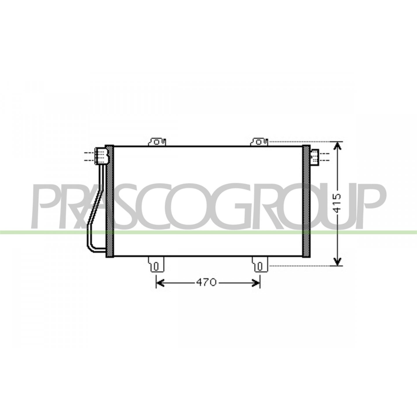 Prasco Condensador, Aire Acondicionado Ds958c001