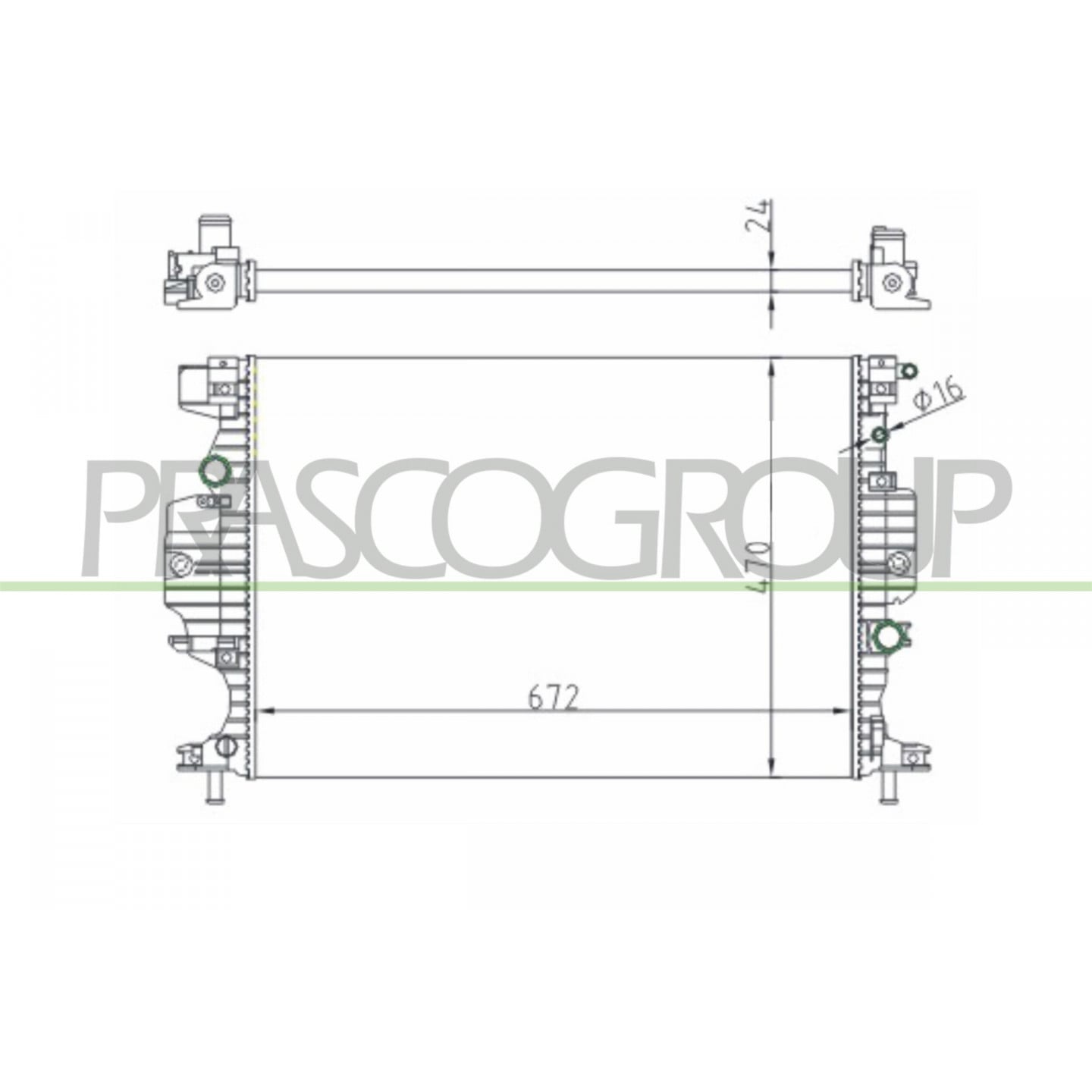 Prasco Radiateur, Refroidissement Du Moteur Fd082r002