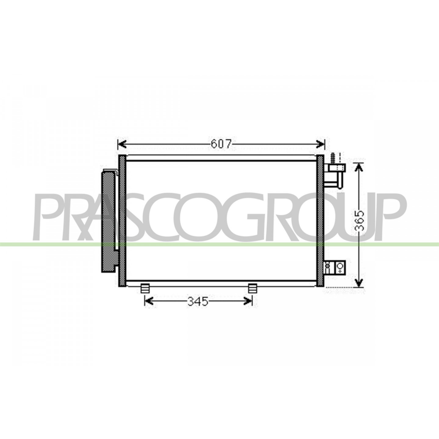 Prasco Condensor, Airconditioning Fd344c001