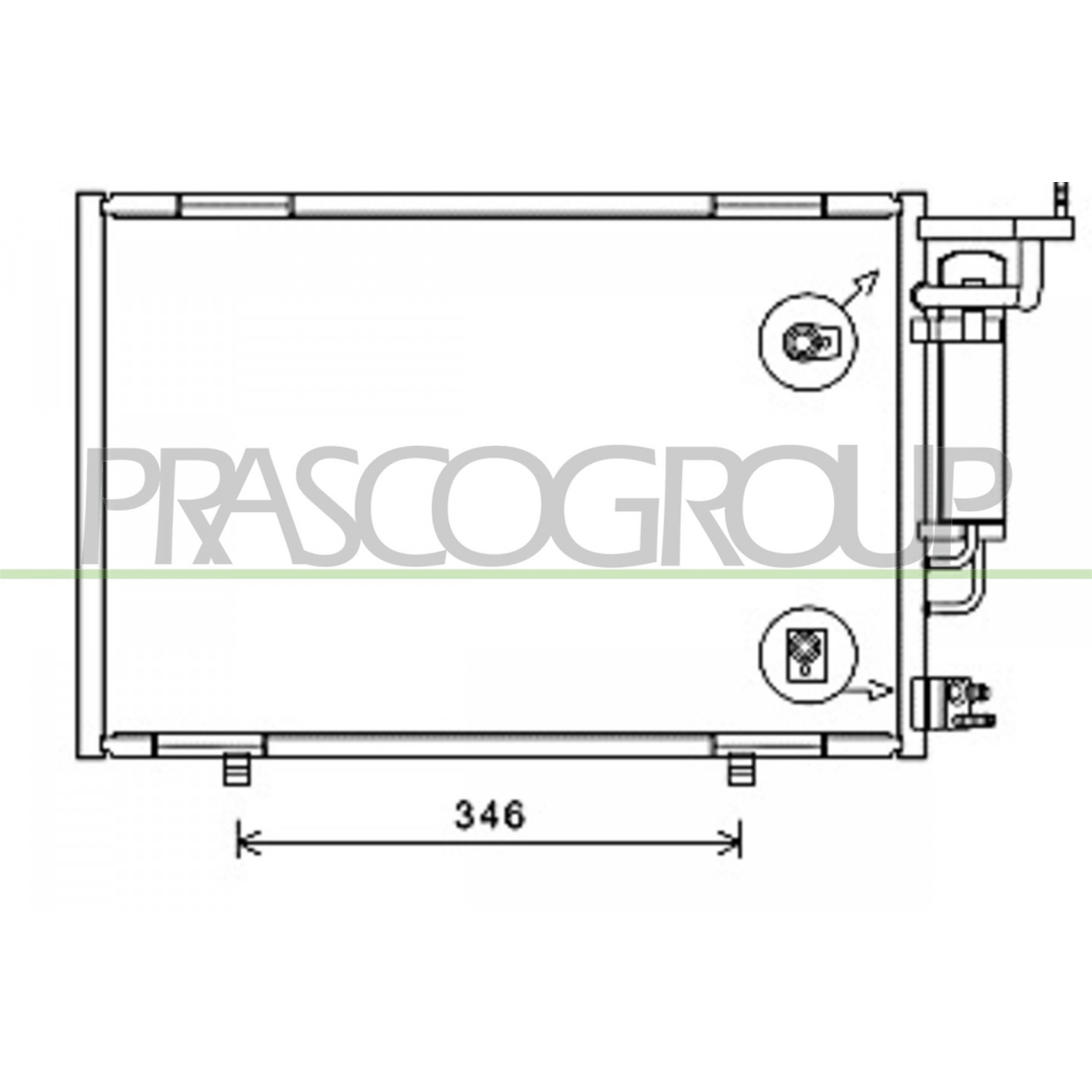 Prasco Condenseur, Climatisation Fd602c007