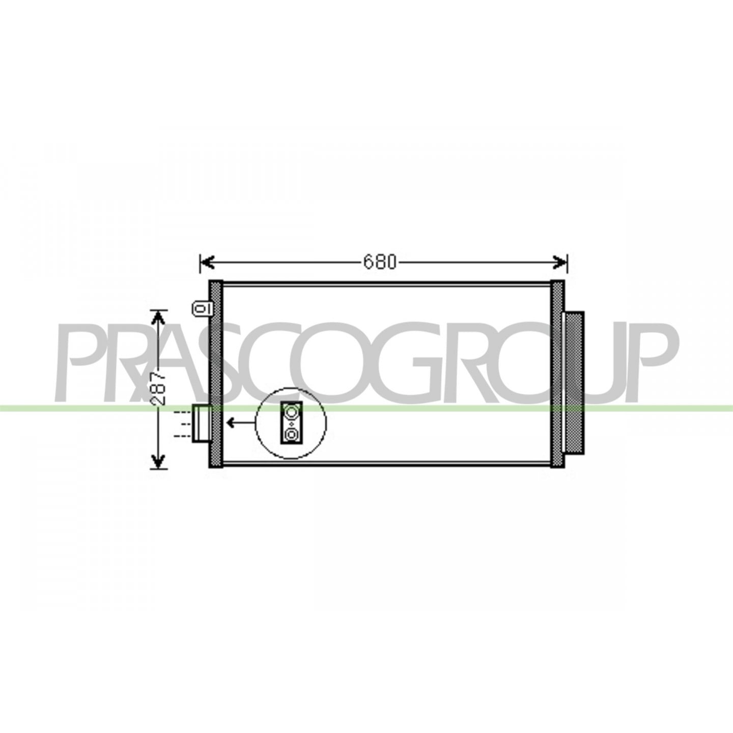 Prasco Condensatore, Climatizzatore Ft040c002