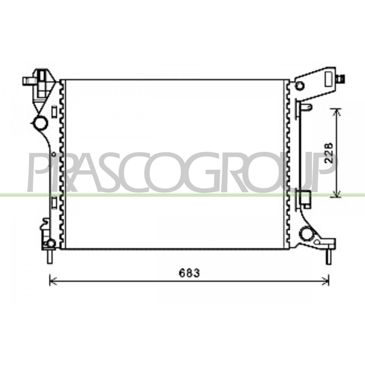Prasco Radiateur Ft040r001