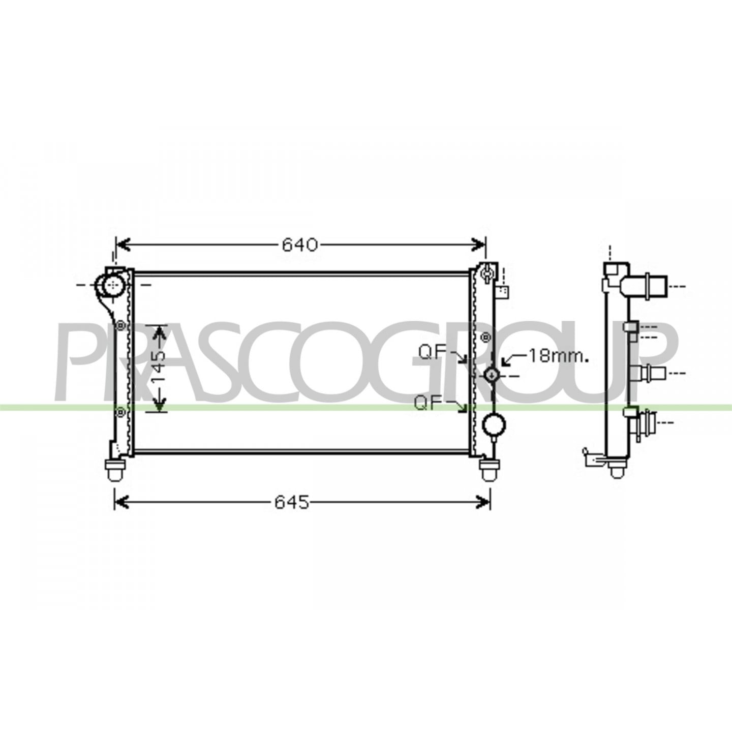 Prasco Radiateur Ft122r003