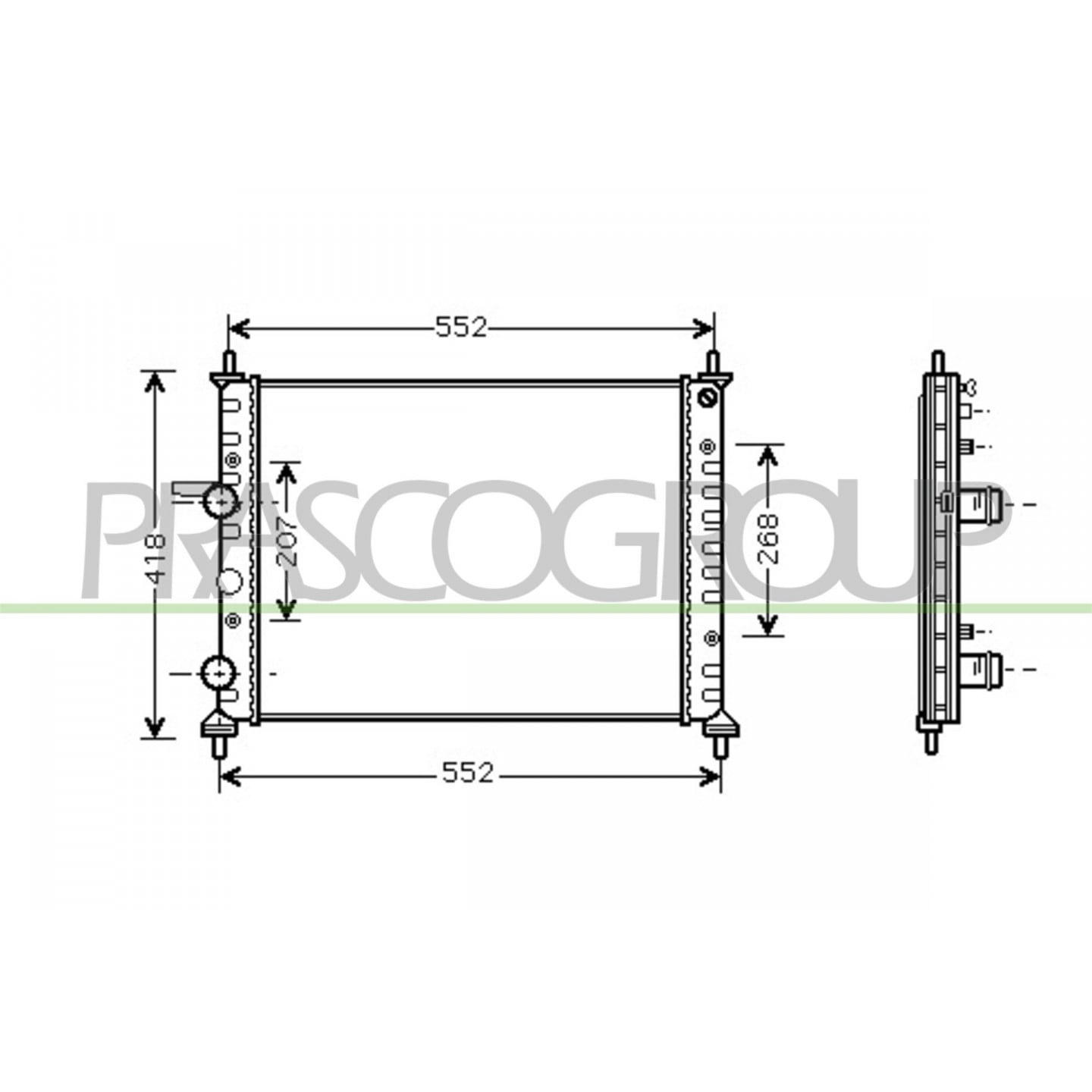 Prasco Radiateur, Refroidissement Du Moteur Ft137r011