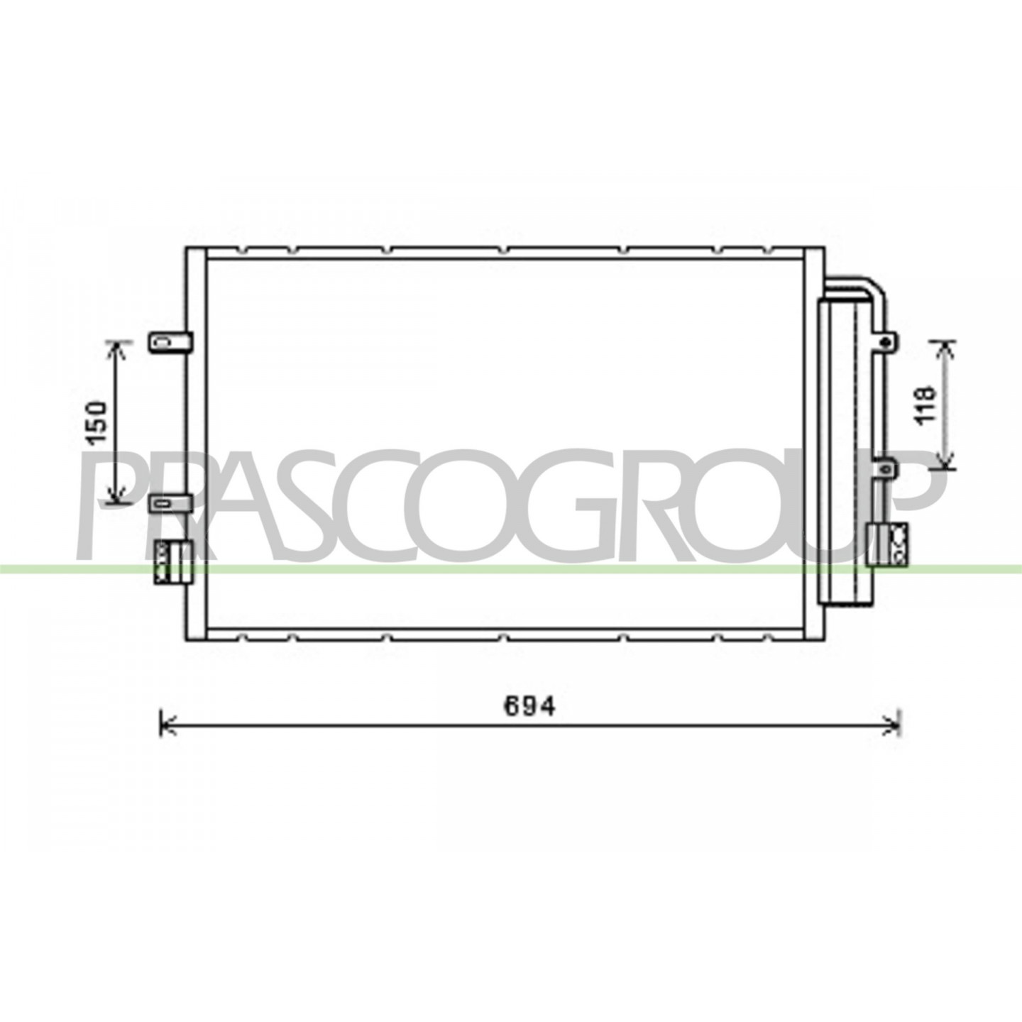 Prasco Condenseur, Climatisation Ft929c001