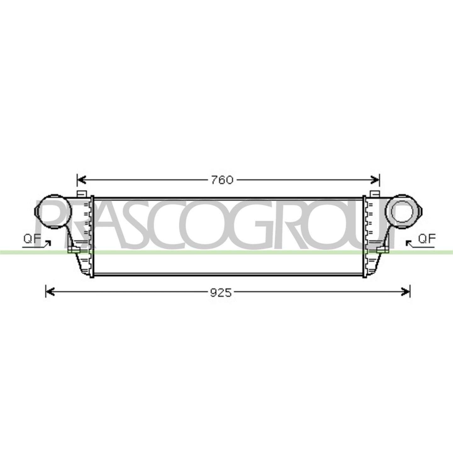 Intercooler PRASCO ME026N002