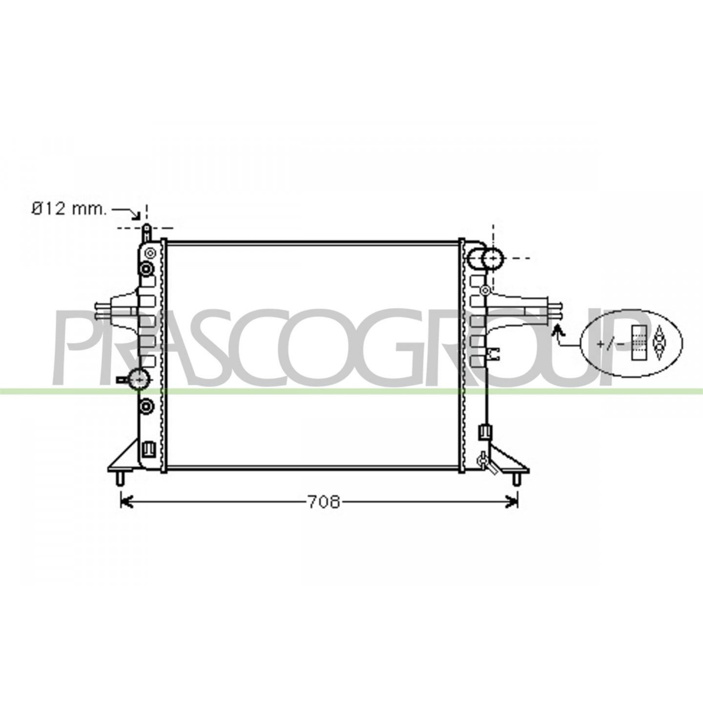 Prasco Radiateur, Refroidissement Du Moteur Op017r005