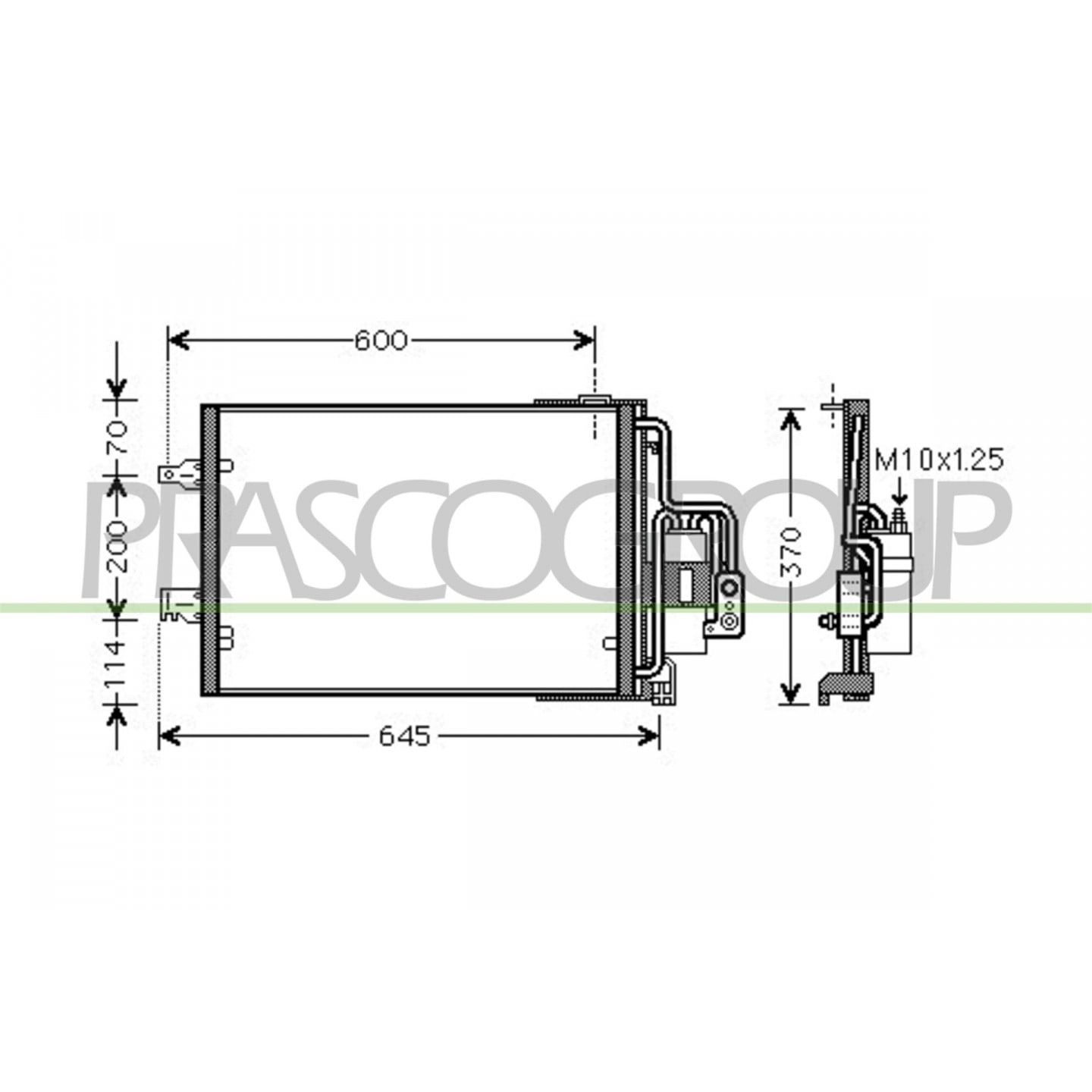 Prasco Condensatore, Climatizzatore Op032c003