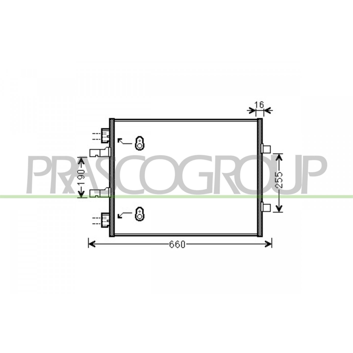 Prasco Condensatore, Climatizzatore Op934c001