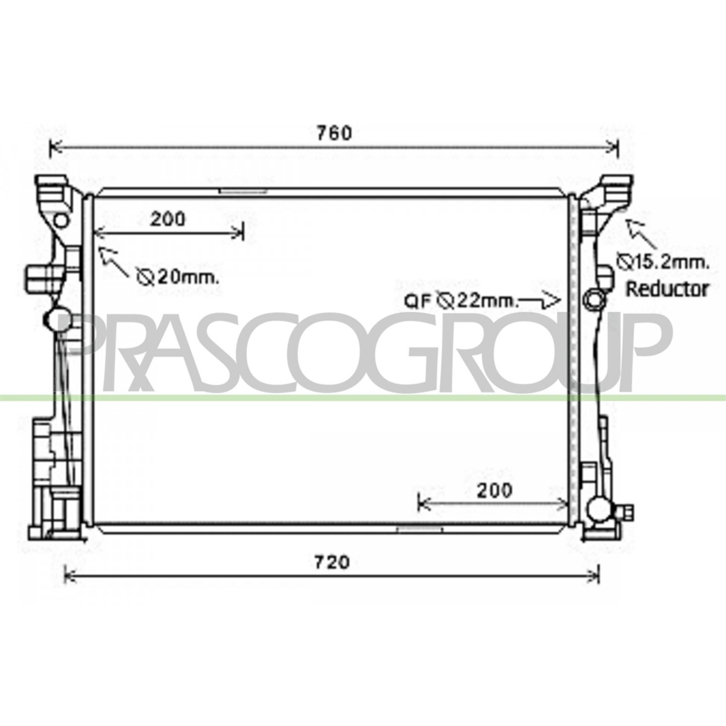 Prasco Radiateur Me328r002