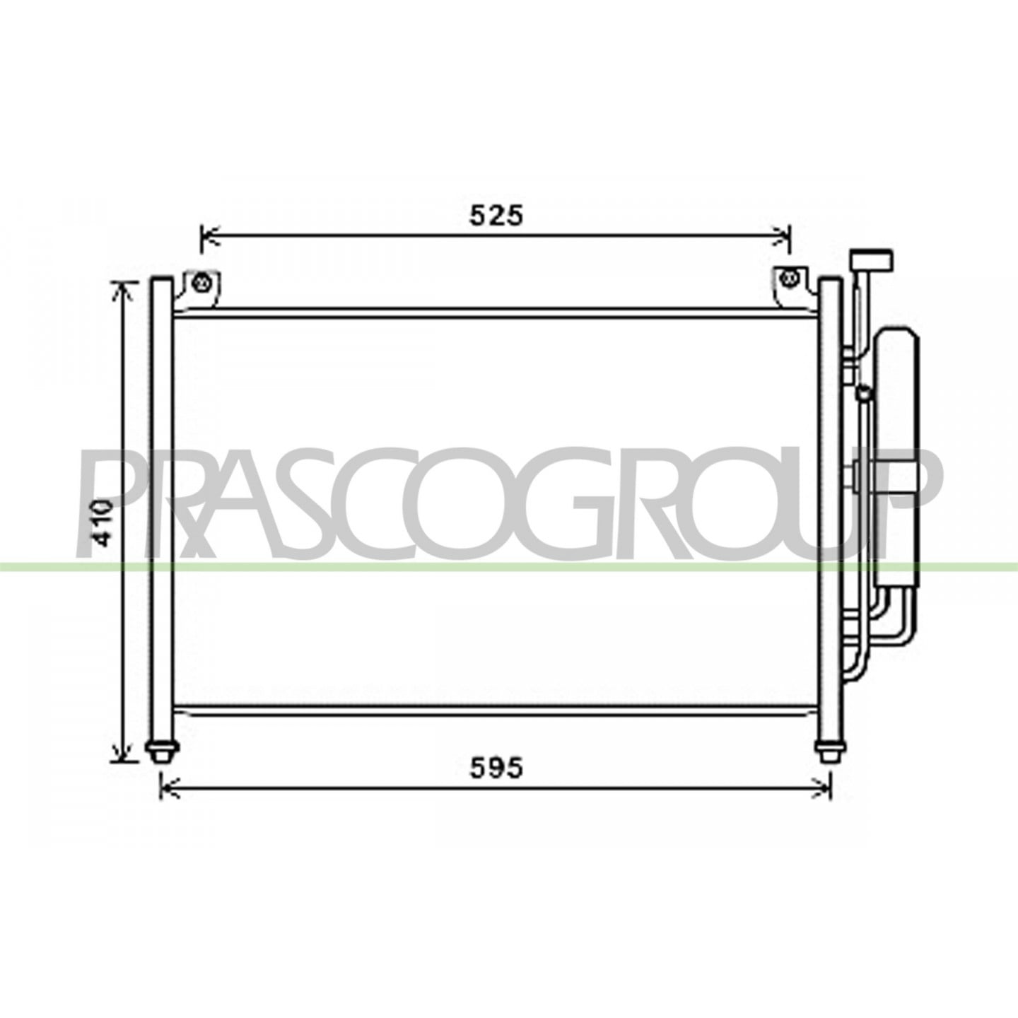 Prasco Condenseur, Climatisation Mz309c001