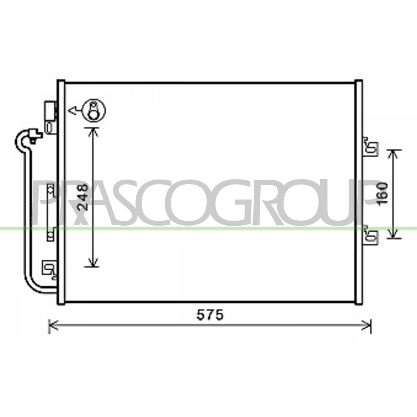 Prasco Condensor, Airconditioning Rn306c001