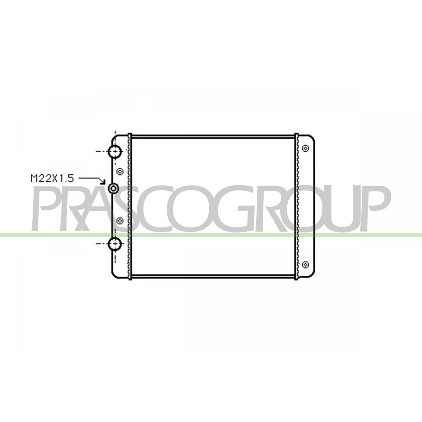 Prasco Radiador, Refrigeración Del Motor St001r004