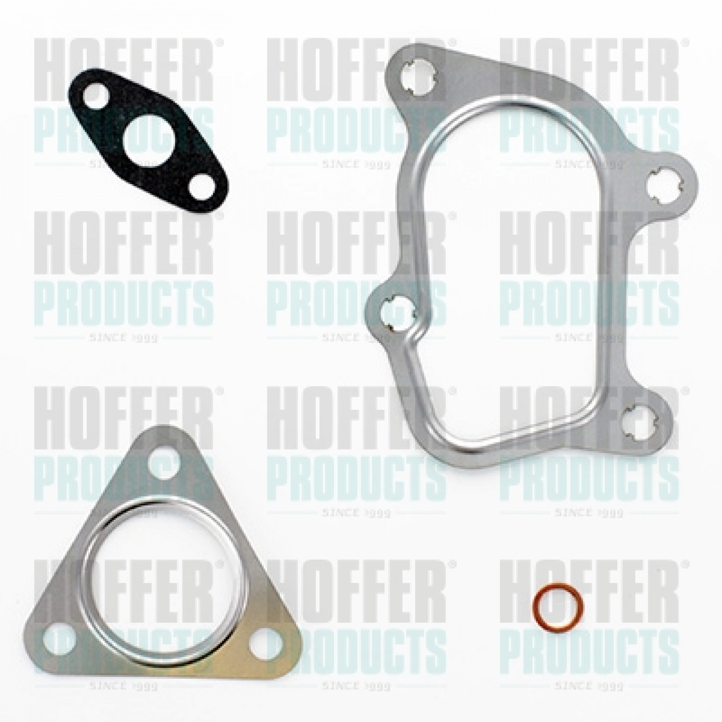 Turbocharger, montageset HOFFER 60733