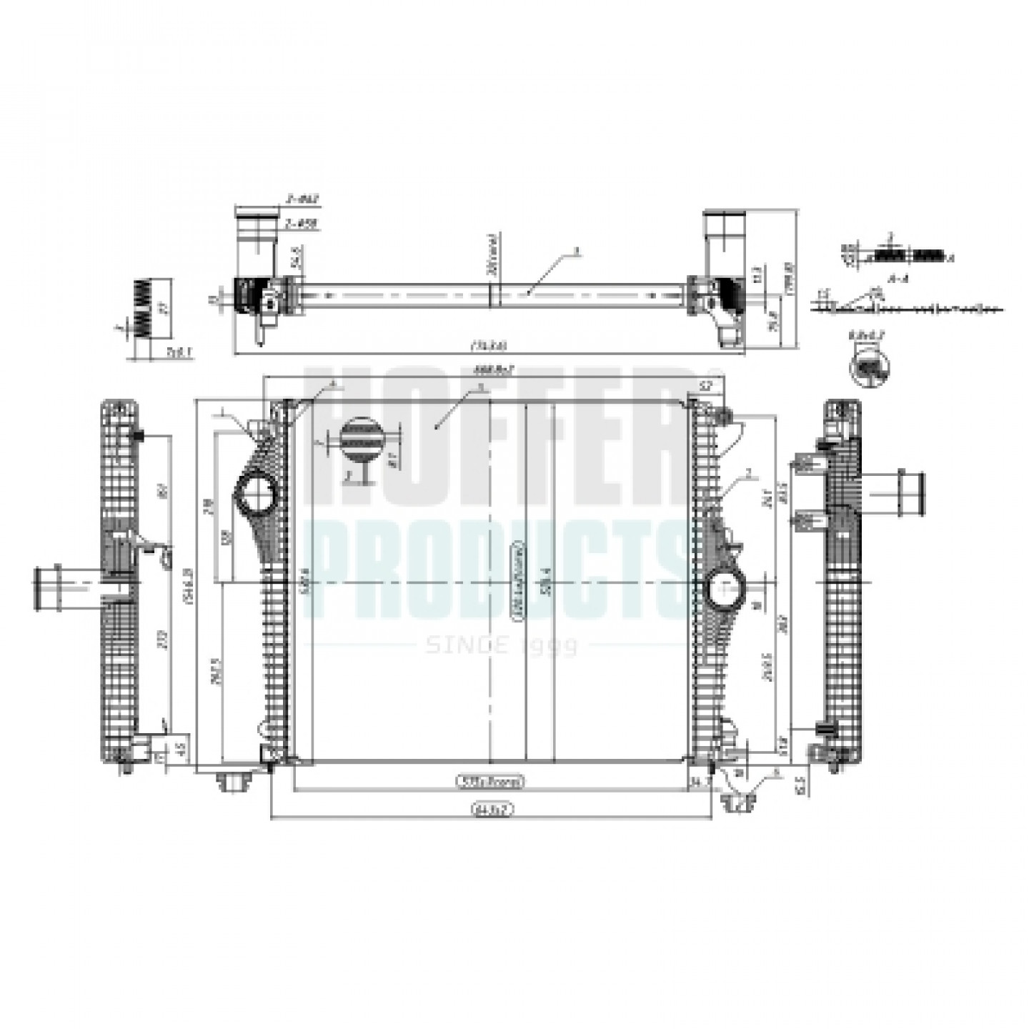 Intercooler HOFFER 995523