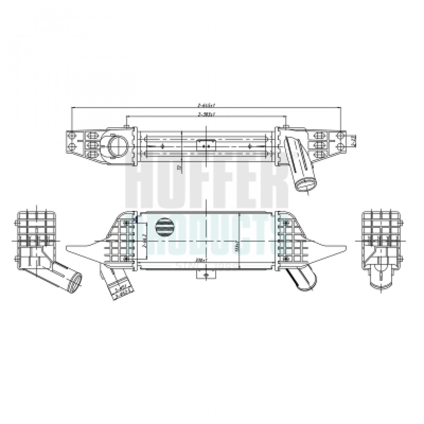 Intercooler HOFFER 995318