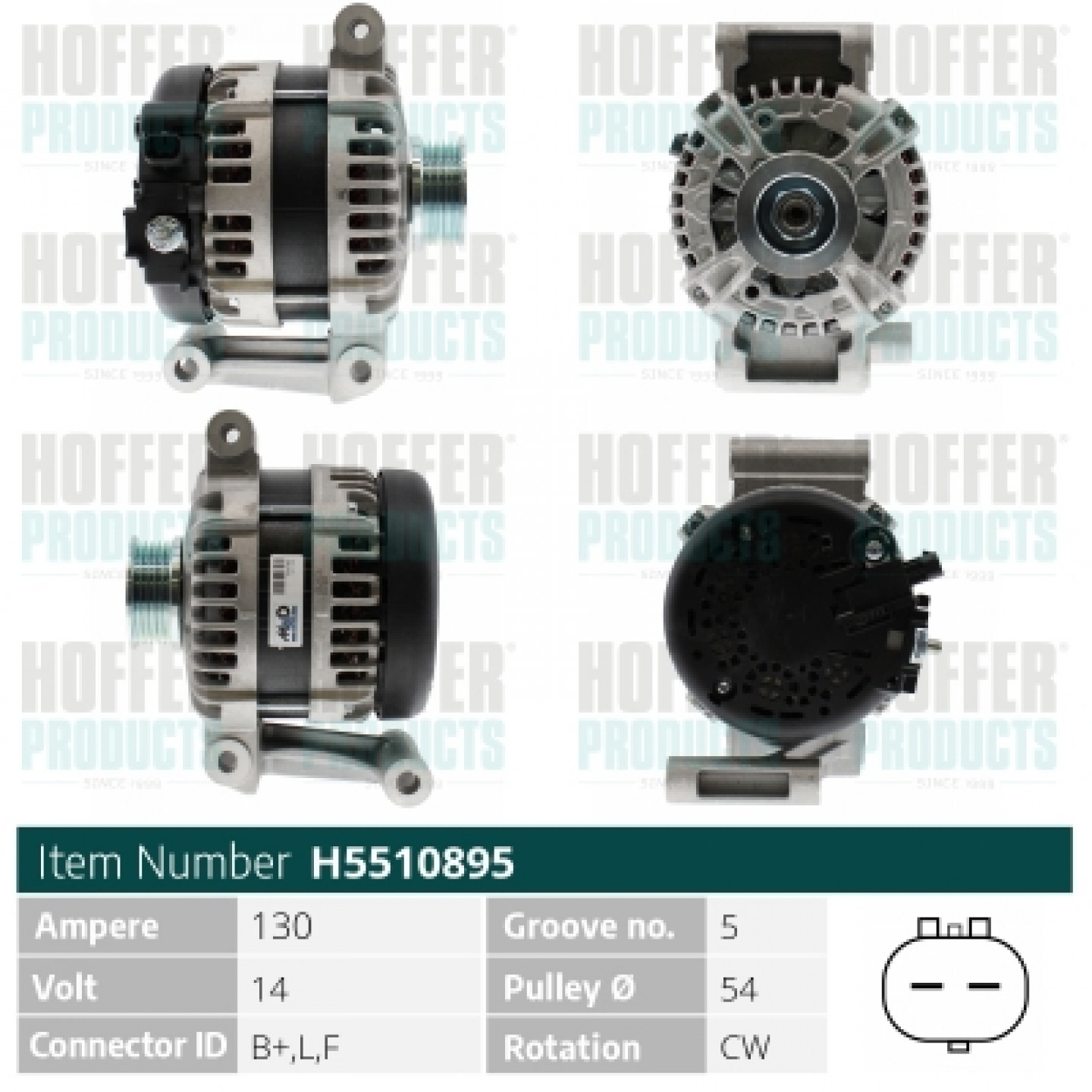 Alternador HOFFER H5510895