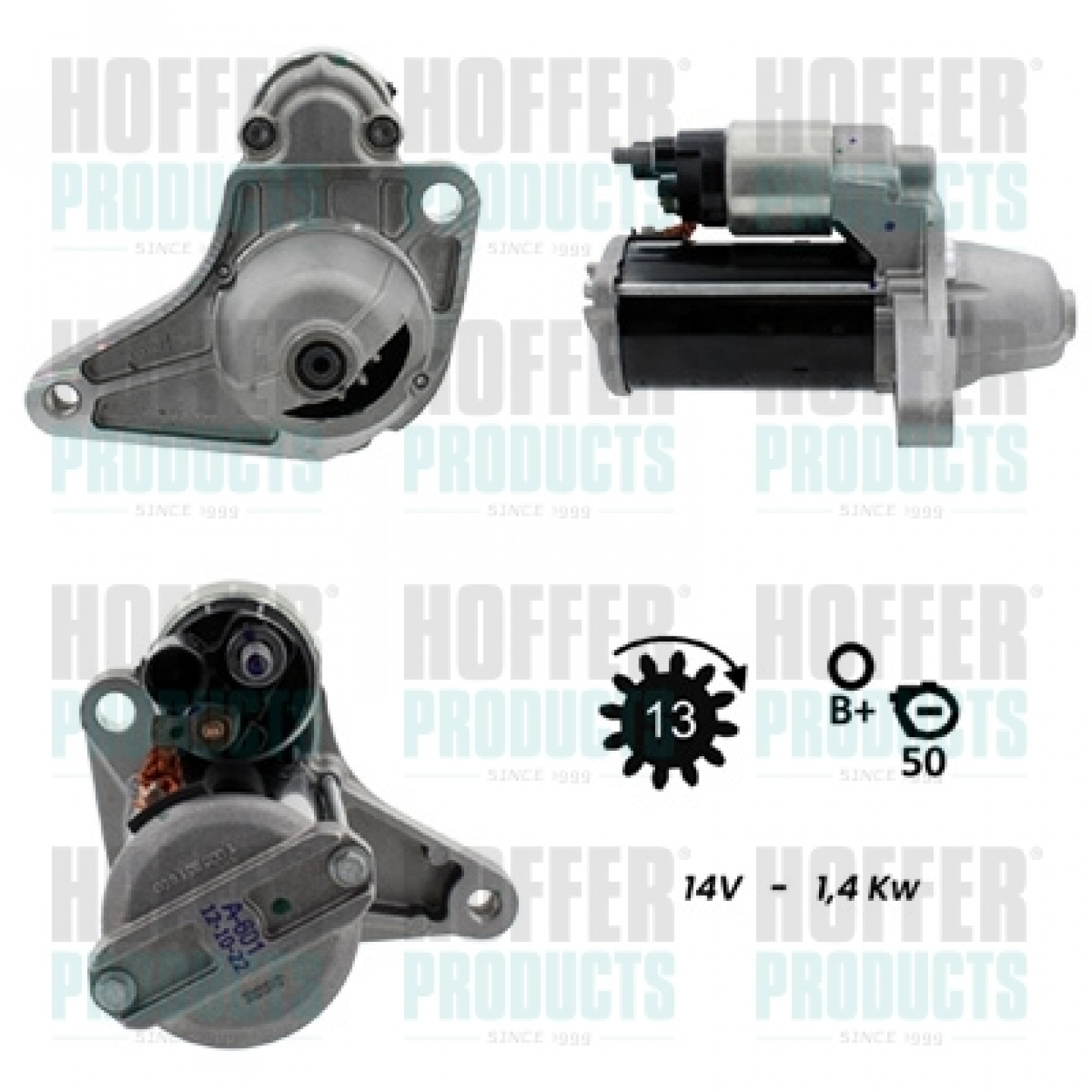 Motor de arranque HOFFER H5010054G