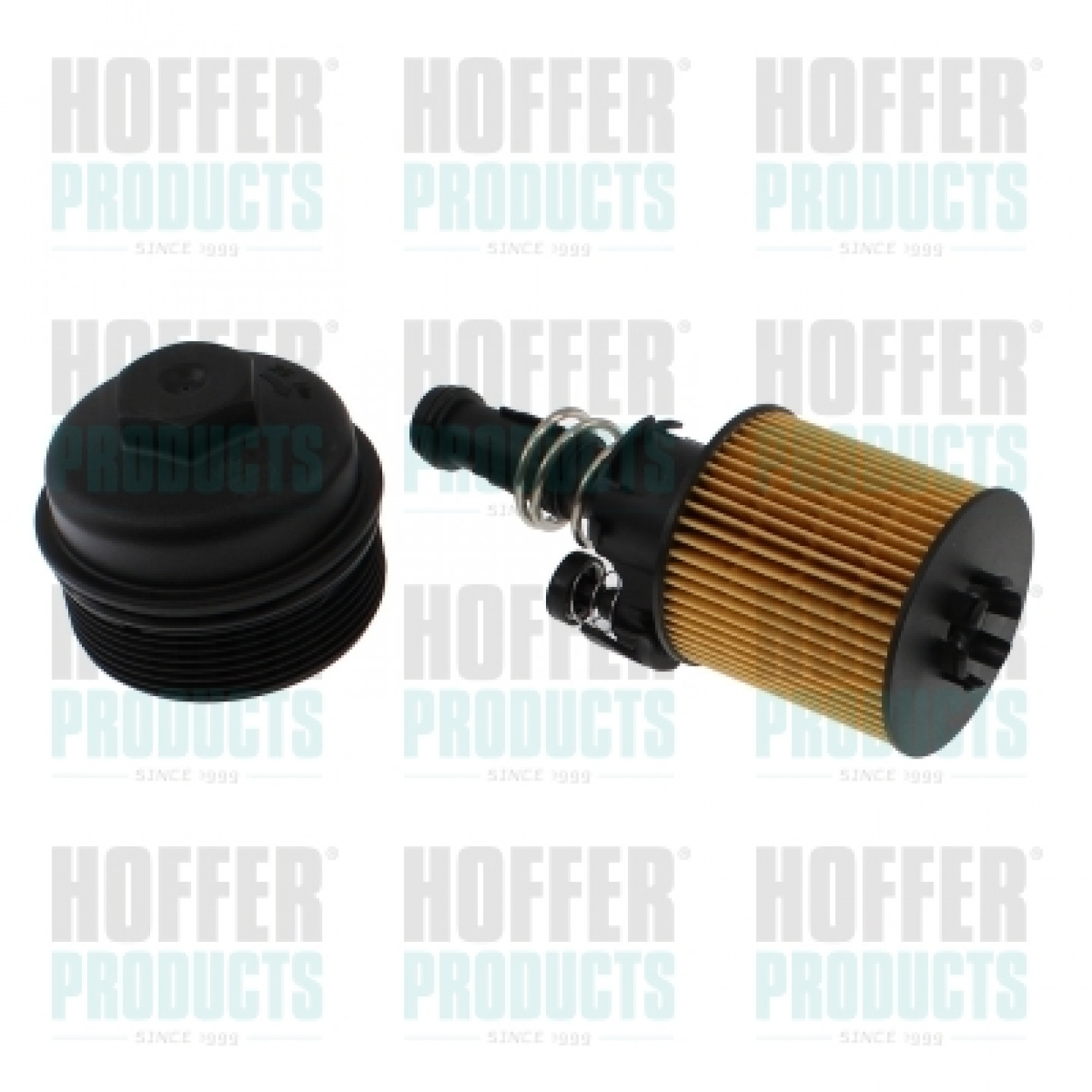 Couvercle, boîtier du filtre à huile HOFFER 8021743