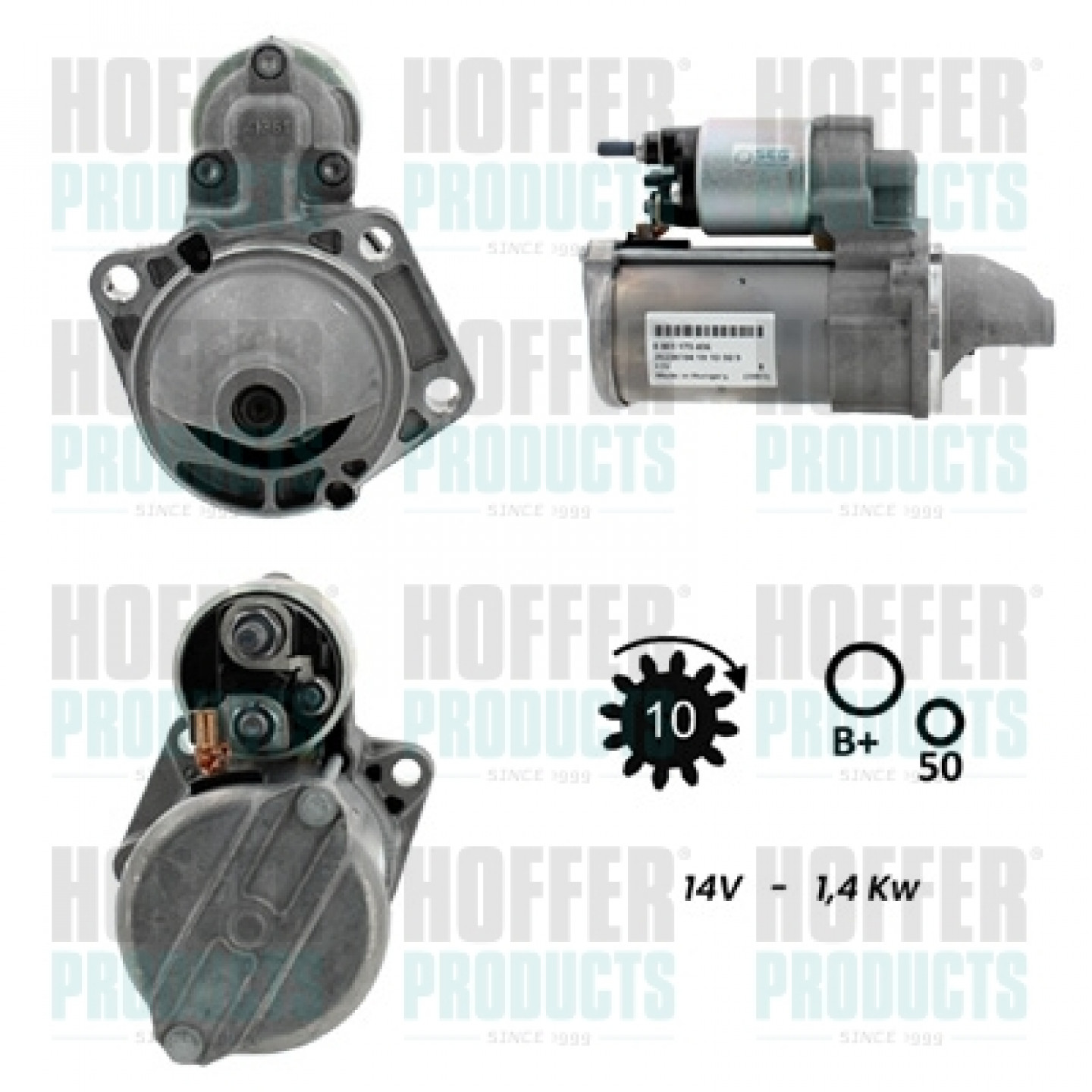 Motor de arranque HOFFER H5010506G