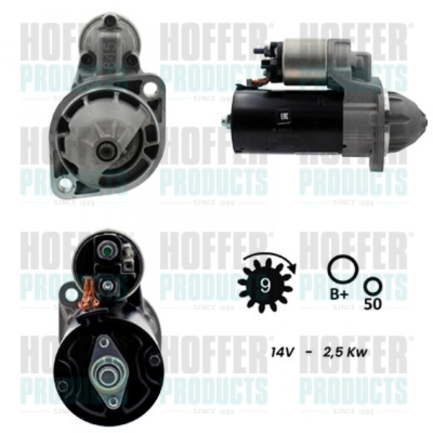 Motor de arranque HOFFER H5010920G
