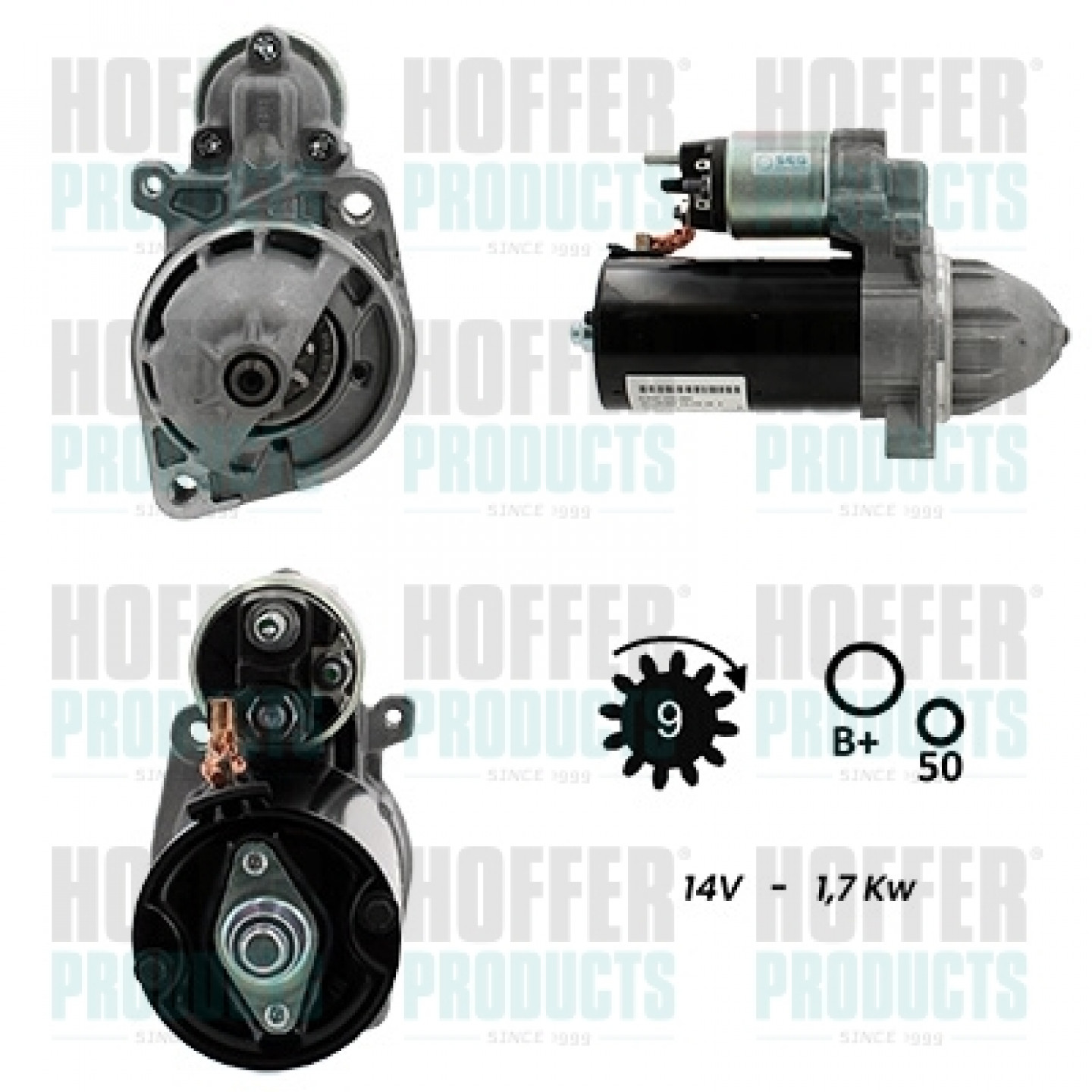 Motor de arranque HOFFER H5010982G