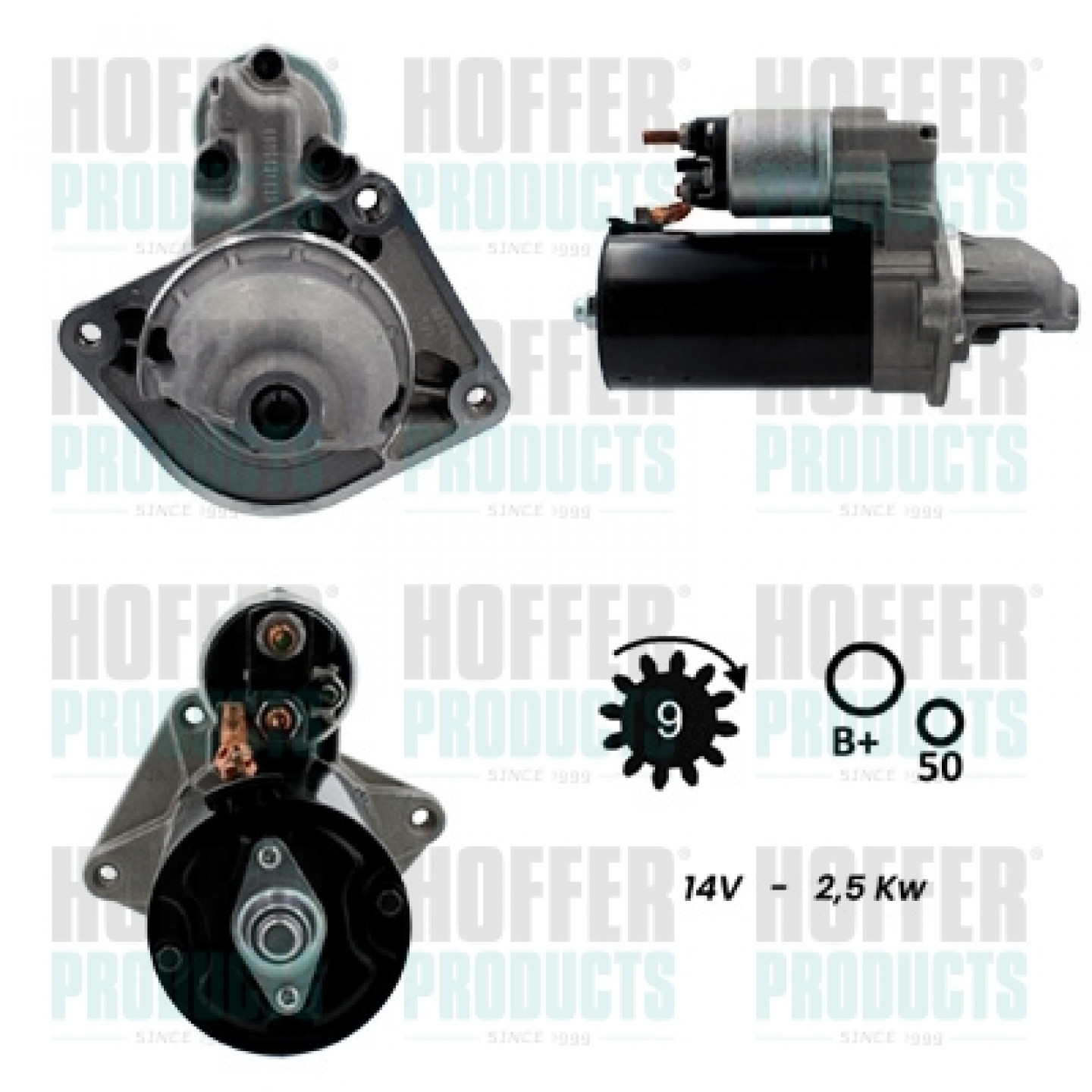 Motor de arranque HOFFER H5010041G