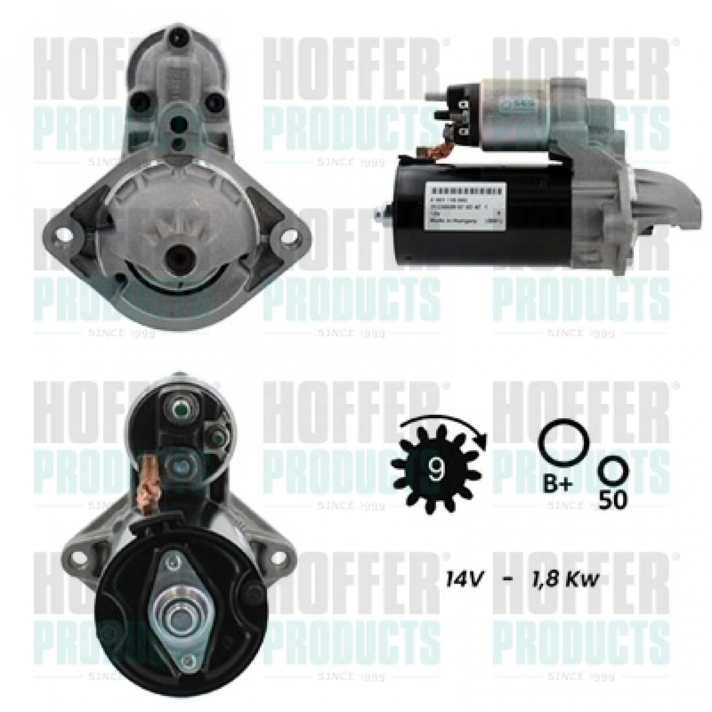 Motor de arranque HOFFER H5010087G