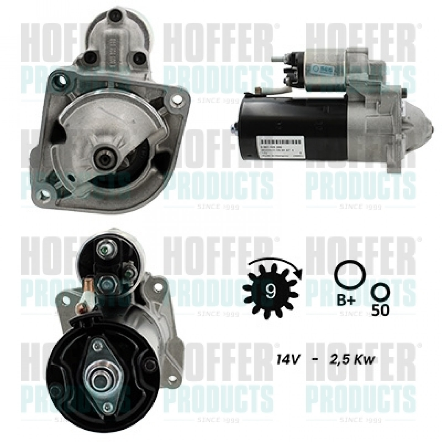 Motor de arranque HOFFER H5010068G