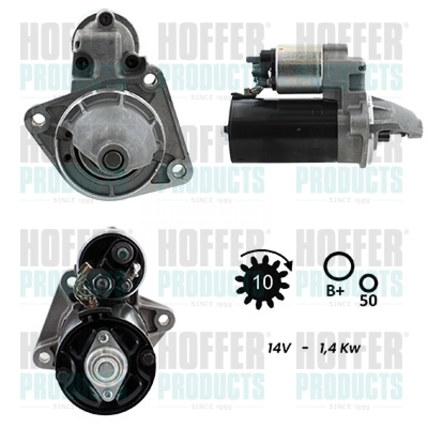 Motor de arranque HOFFER H5010146G