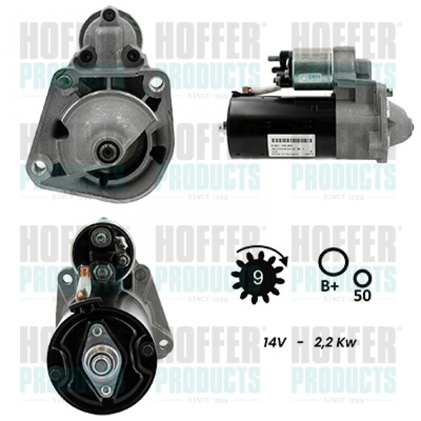 Motor de arranque HOFFER H5010427G