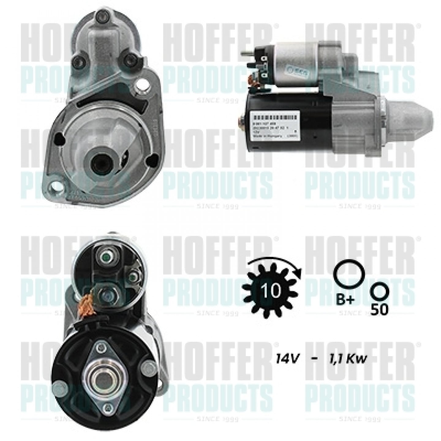 Motor de arranque HOFFER H5010395G