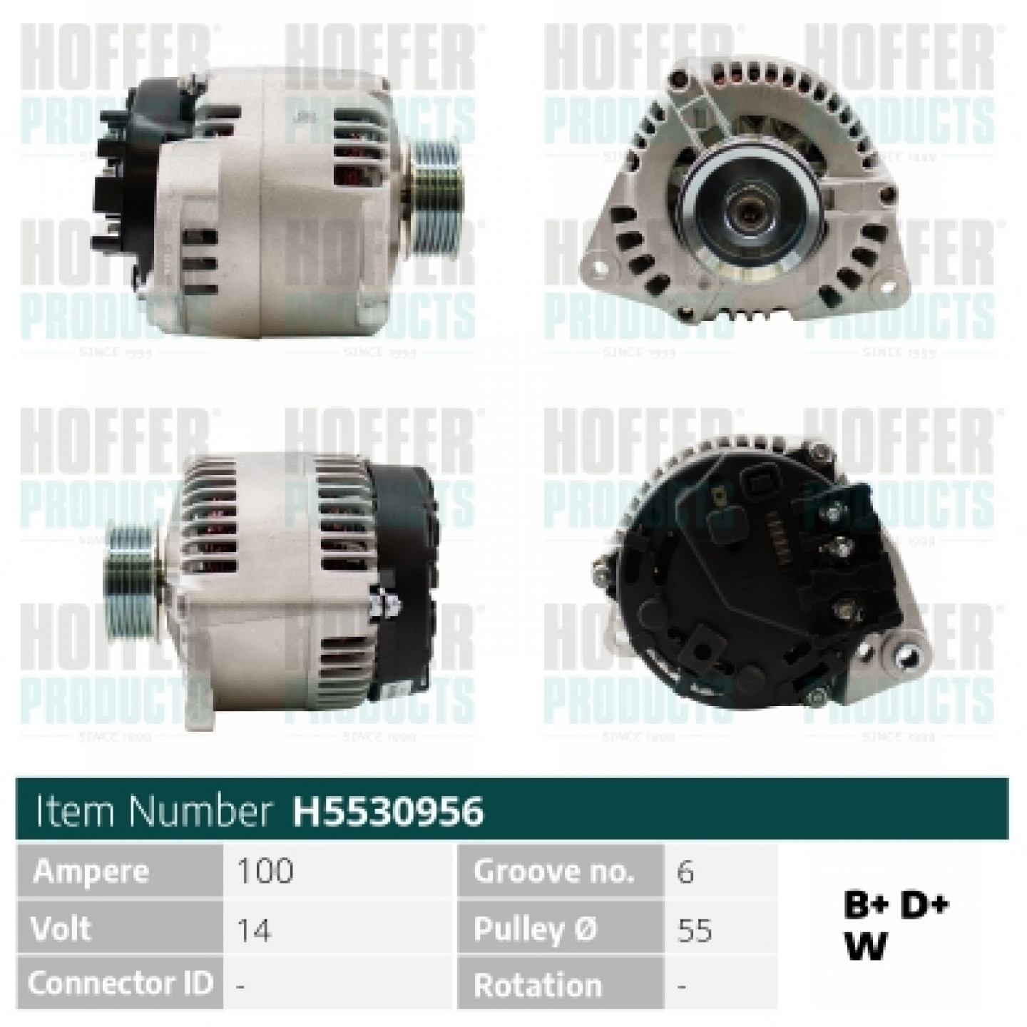 Hoffer Alternatore H5530956