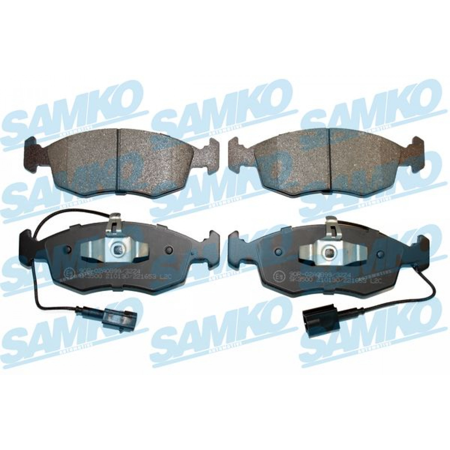 Kit pastiglie freno, Freno a disco SAMKO 5SP1653