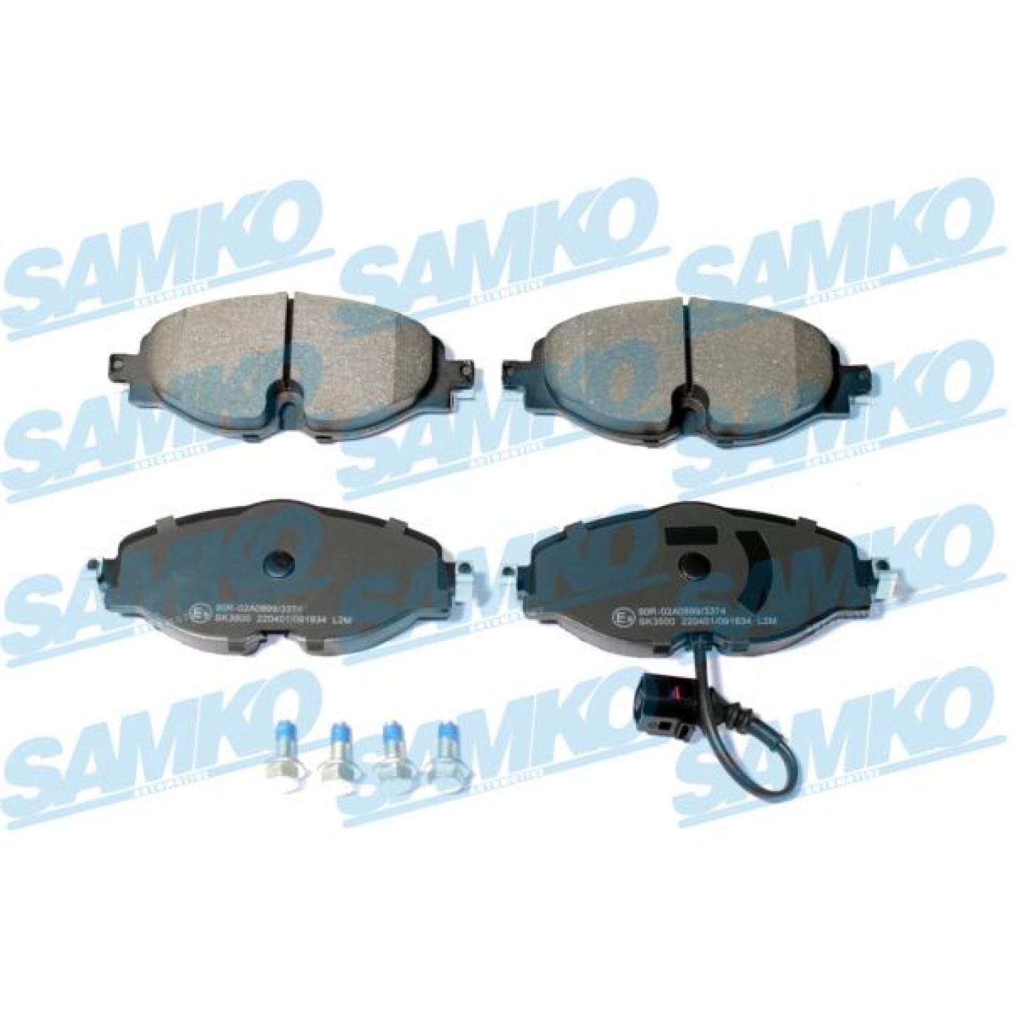 Kit pastiglie freno, Freno a disco SAMKO 5SP1834