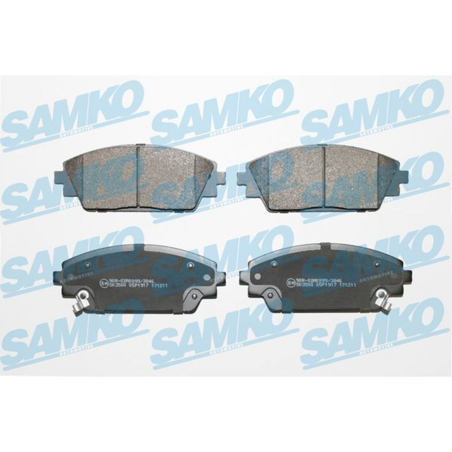 Kit pastiglie freno, Freno a disco SAMKO 5SP1917
