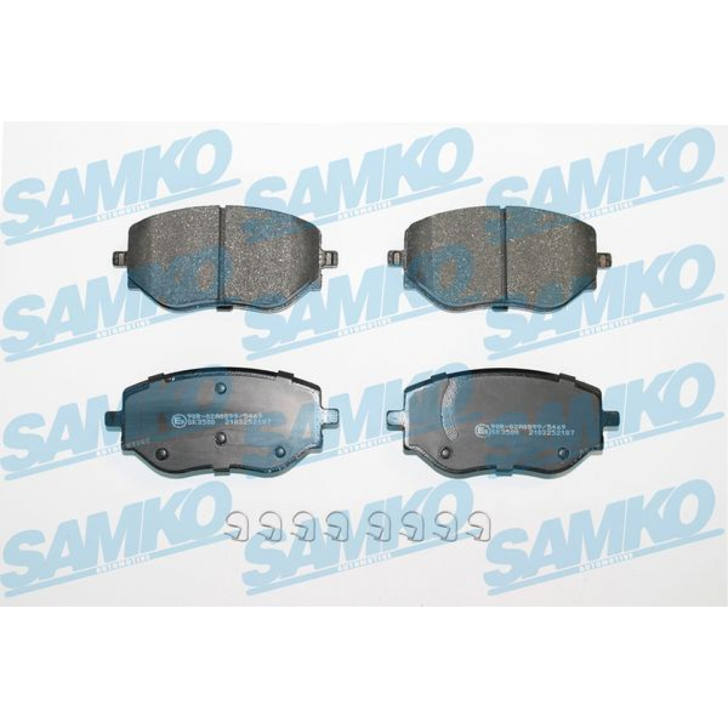 Kit de plaquettes de frein, frein à disque SAMKO 5SP2187