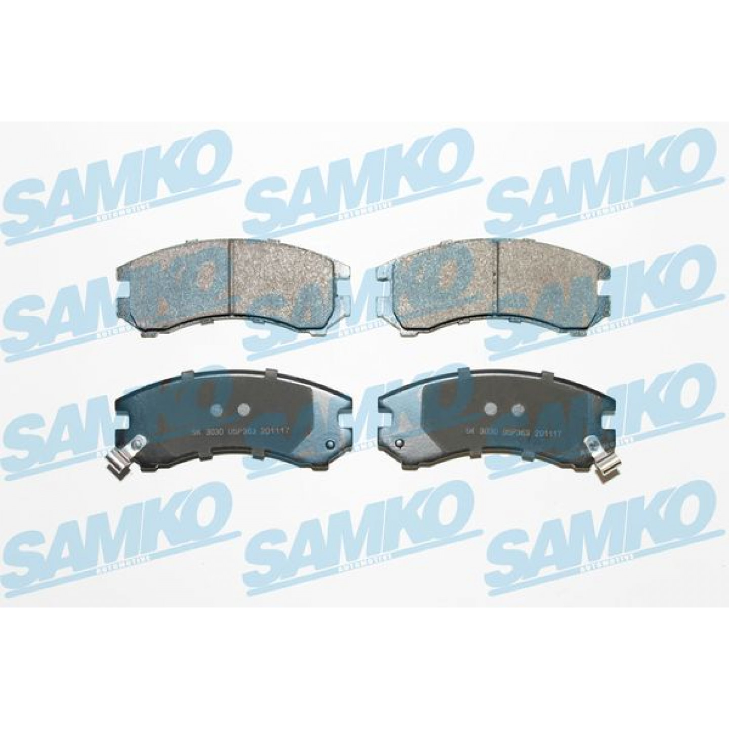 Kit de plaquettes de frein, frein à disque SAMKO 5SP363