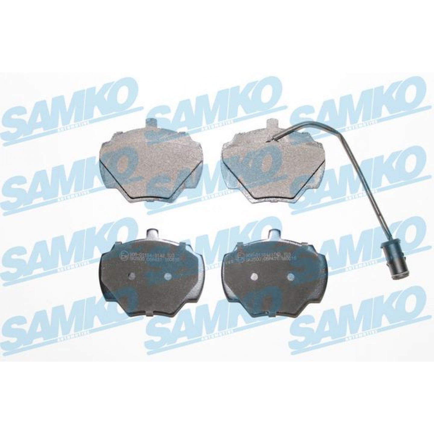 Kit pastiglie freno, Freno a disco SAMKO 5SP431