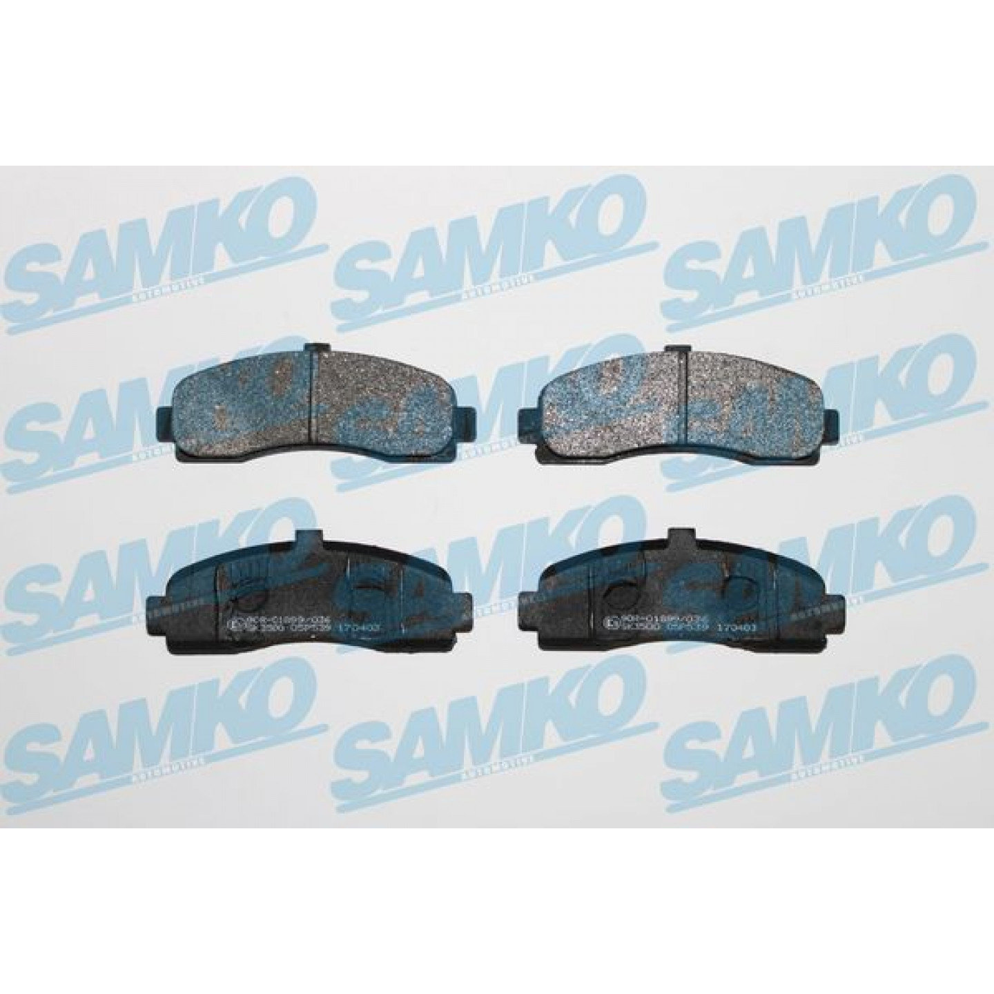 Kit de plaquettes de frein, frein à disque SAMKO 5SP539