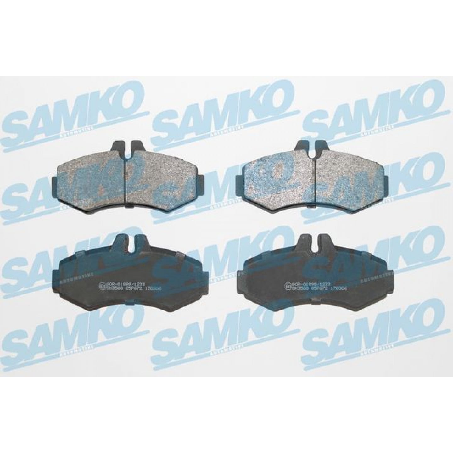 Kit de plaquettes de frein, frein à disque SAMKO 5SP672
