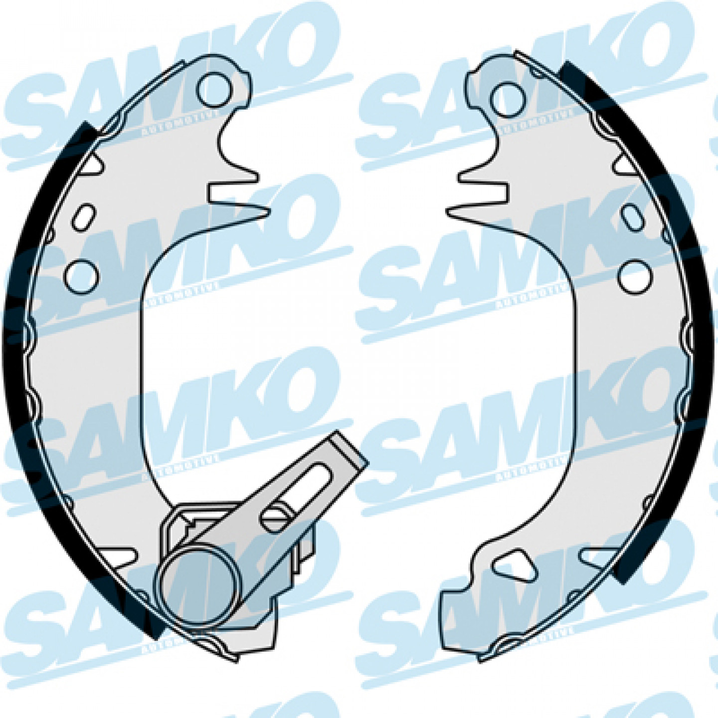 Jeu De Mâchoires De Frein Arrière FERODO FSB188 - Pour Peugeot 205, Citroën Saxo, 106, Etc.