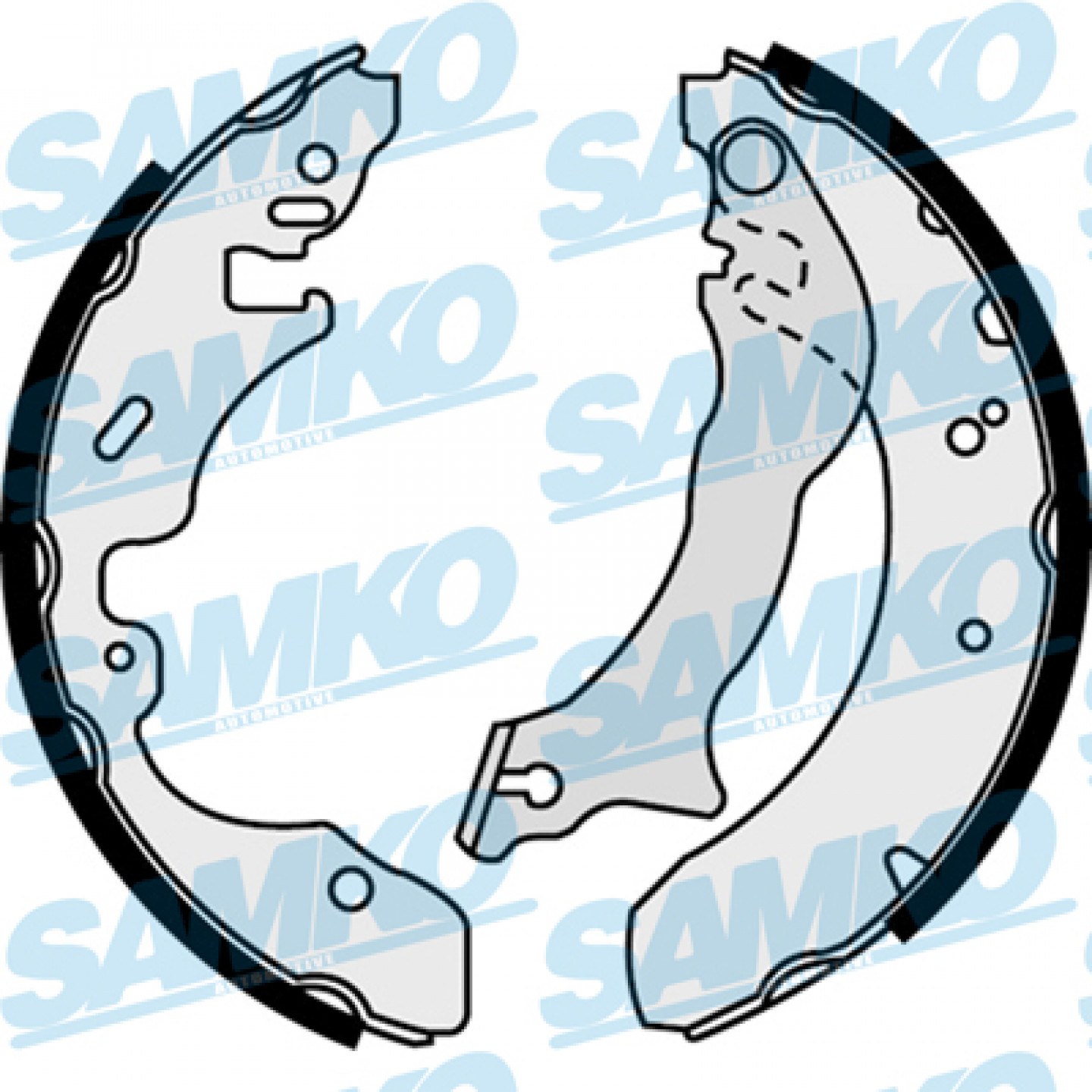 Kit ganasce freno SAMKO 87390