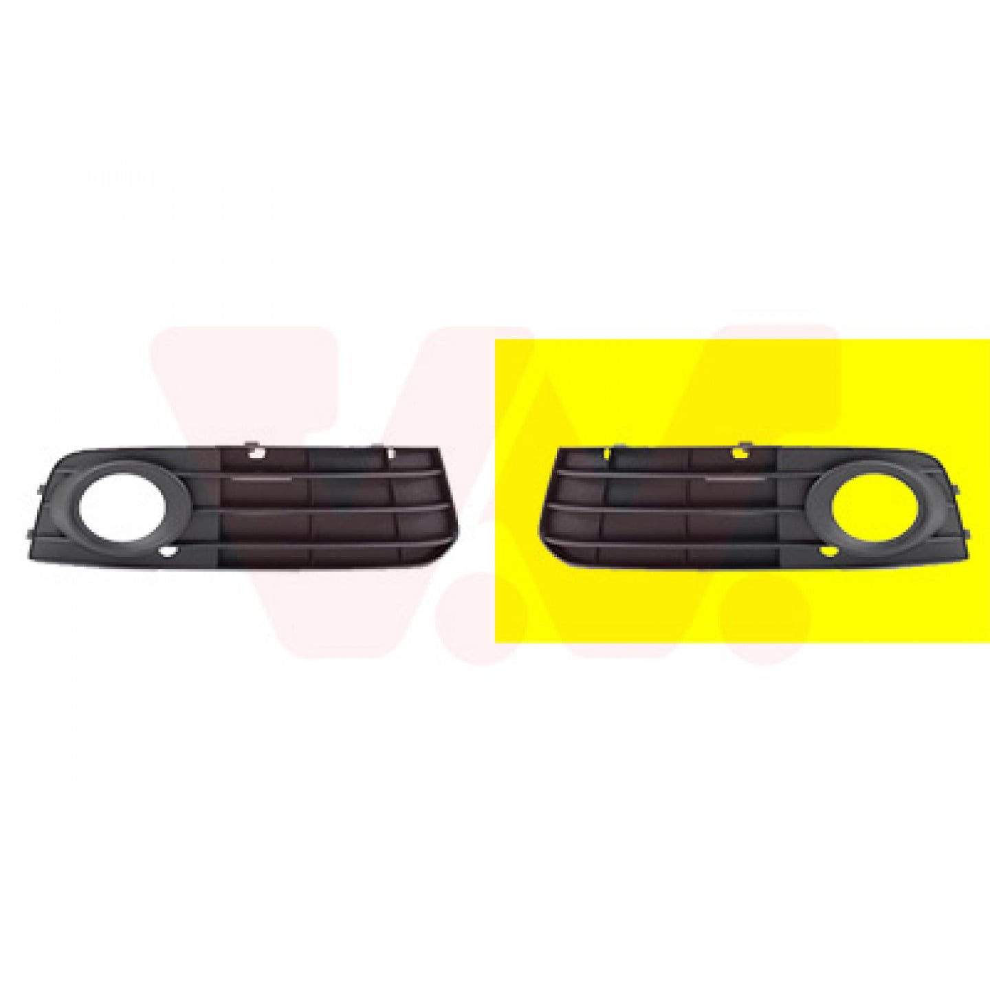 Ventilatiegrille, bumper VAN WEZEL 0327595