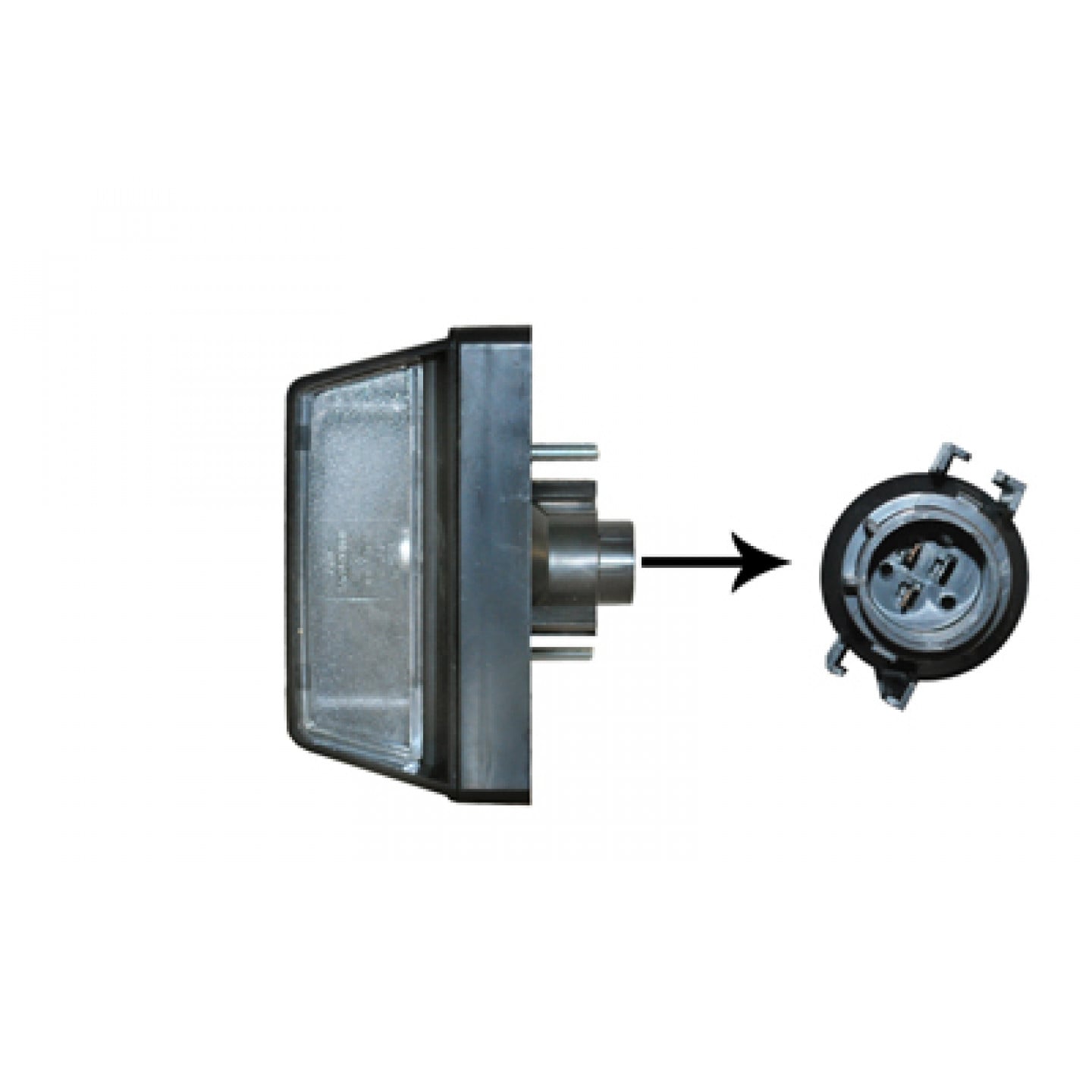VAN WEZEL 0307920 Luce Targa LED Audi A4 B8 Avant - Ricambio Originale