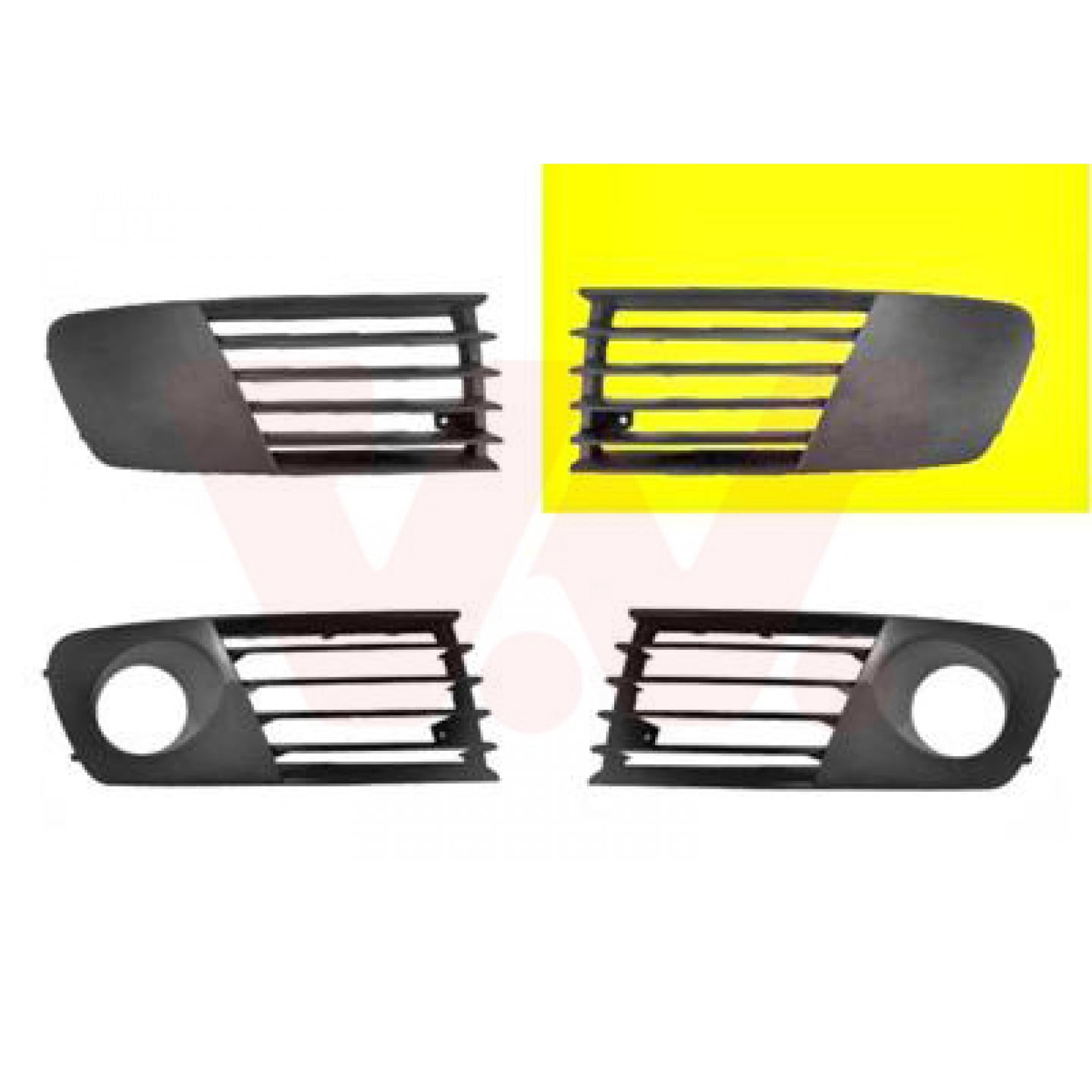 Ventilační mřížka, nárazník VAN WEZEL 4917591