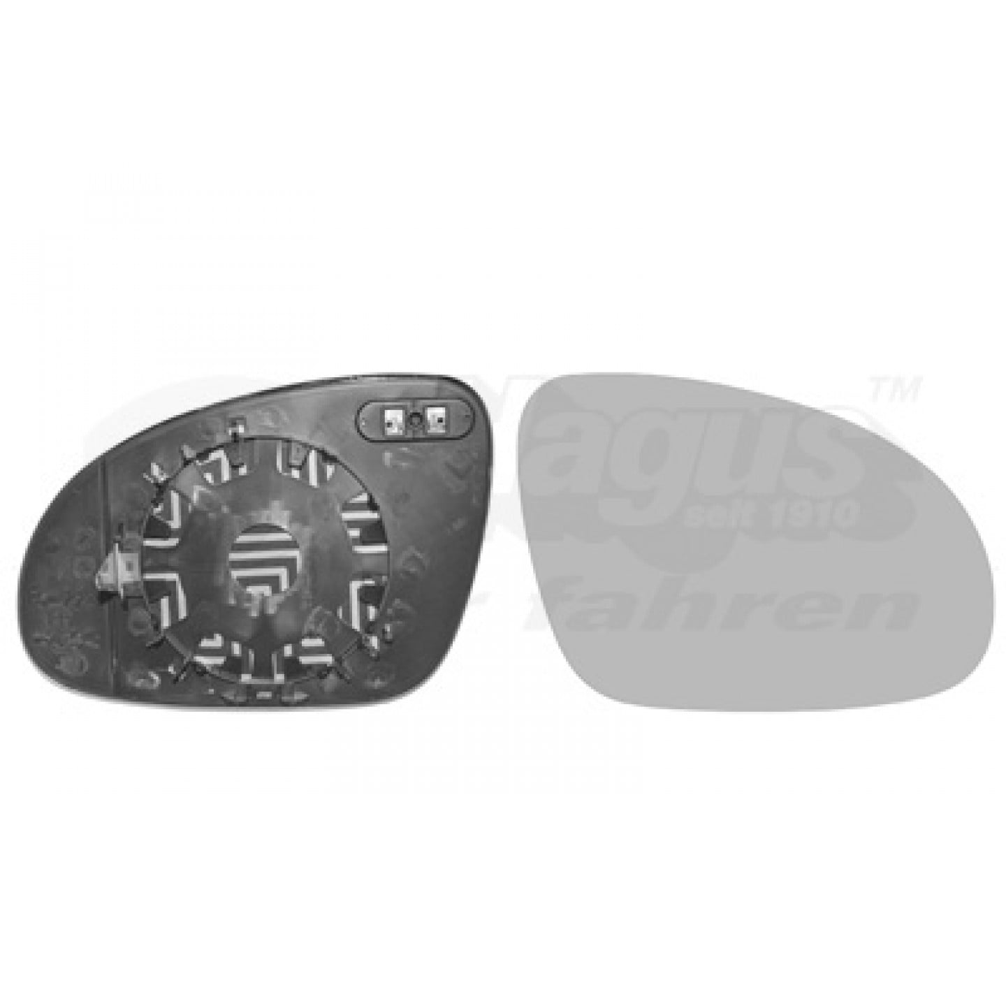 Spejlglas, udvendig spejl VAN WEZEL 5895838